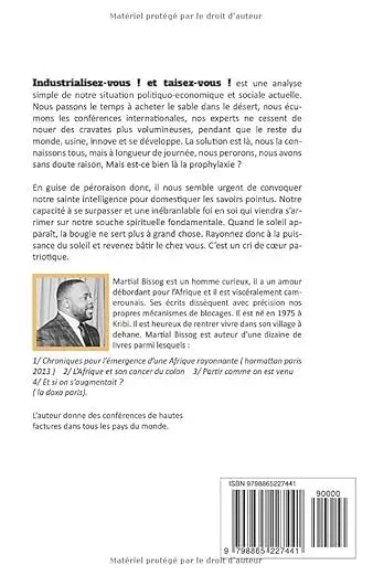 Industrialisez-vous ou taisez-vous – Réveil politique et économique de l’Afrique