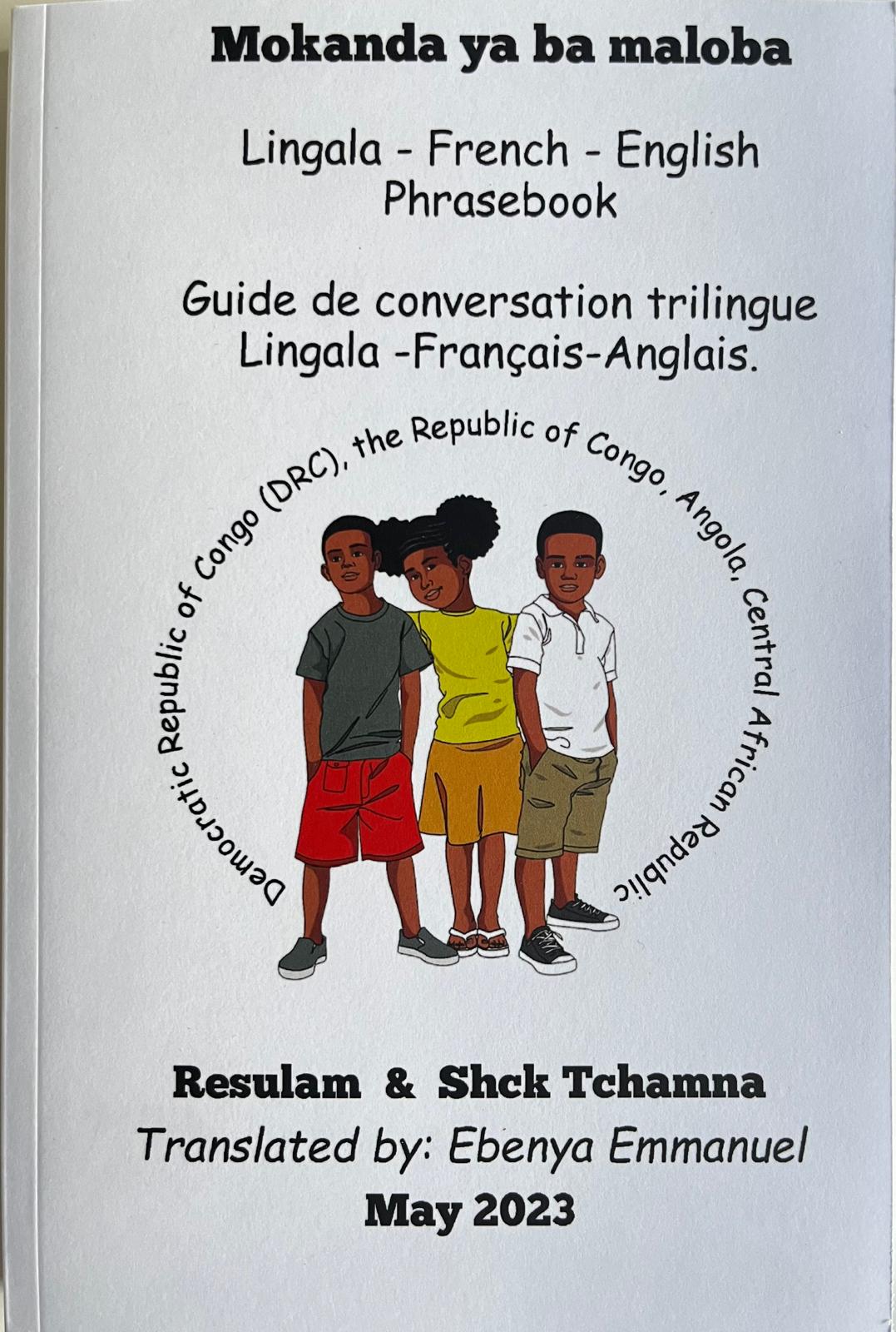 Couverture du livre Guide de conversation trilingue Lingala – Français – Anglais.