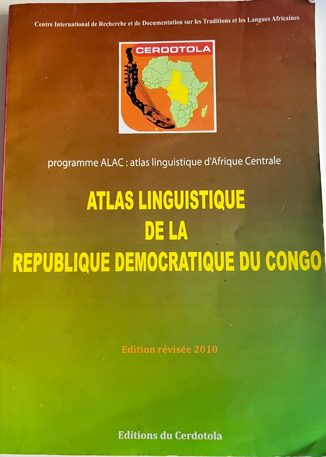 Atlas Linguistique de la Republique Démocratique Du Congo