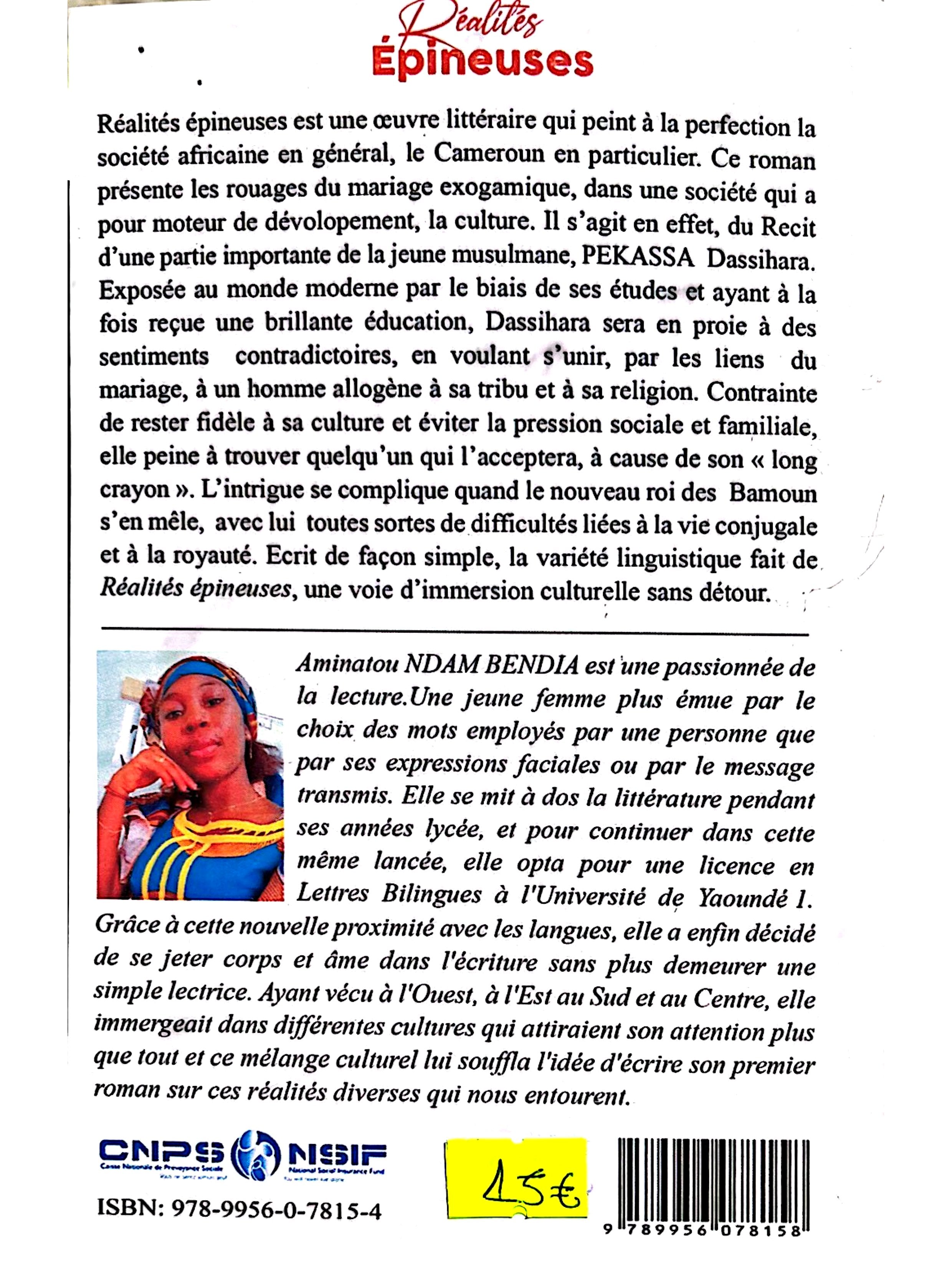 Réalités Épineuses – Roman féministe africain sur tradition, mariage et royauté Bamoun
