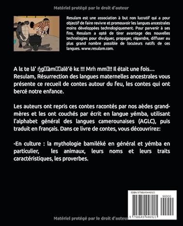 Contes bamilékés en yemba – Livre bilingue illustré, culture et langue camerounaise