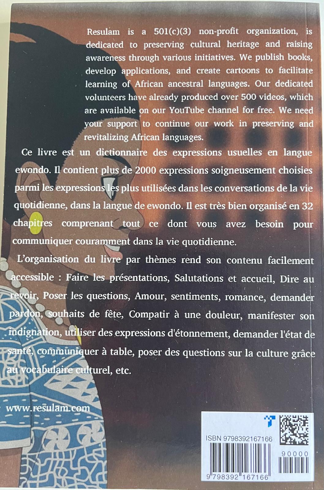 Guide de conversation trilingue Ewondo – Français – Anglais