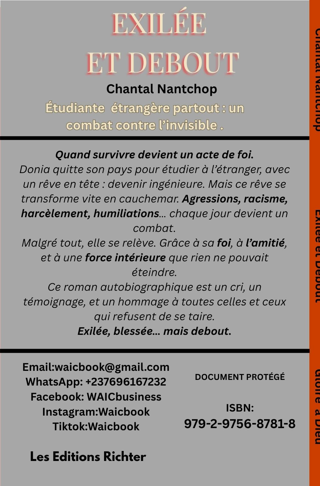EXILÉE ET DEBOUT