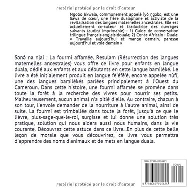La fourmi affamée – Conte bilingue Duala–Français pour enfants