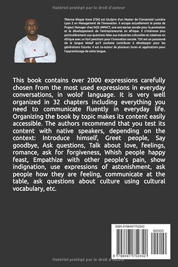 Guide de conversation Wolof–Français–Anglais – 2000 expressions usuelles